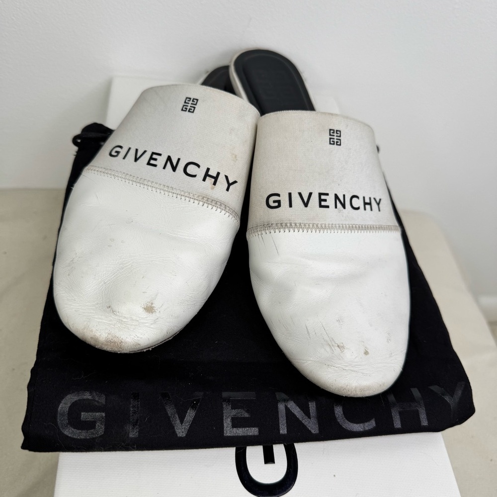 Givenchy White Slip-On Shoes size 39